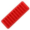 Finger Biscuit Ice Cube Mold 10 Consecutive Rectangular Chocolate Bars Cake Baking Ice Cube Tool - Red