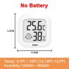 Mini LCD Digital Thermo-Hygrometer Humidity Temperature Measuring Air Comfort Indicator Thermometer Sensor Digital Moisture - White