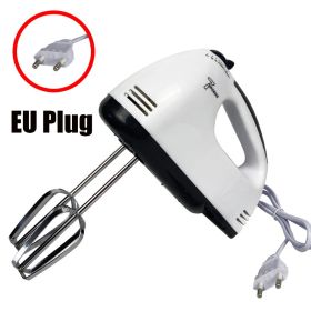 Multifunctional 7 Speed Mini Mixer Electric Food Blender Handheld Mixer Egg Beater Automatic Cream Food Cake Baking Dough Mixer - EU Plug