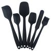 6pcs Silicone Kitchenware Set; Kitchen Supplies; Baking Supplies; Large Scraper; Spatula; Baking Tools; Cake Cream Spatula; Kitchen Tool Set - 6PCS Bl