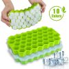 1pc Ice Tray Mold; Honeycomb Silicone Ice Tray; Hexagonal Ice Tray; 37 Grids Honeycomb Ice Tray; Ice Cube Mold; Honeycomb Ice Box; Ice Ball - White