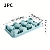 1pc; Food Grade Silicone Ice Tray; Ice Cube Mold; Cold Drinking Ice Mold; 8 Grids Fruit Ice Tray; Chocolate Cookie Mold 7.99*4.25in - 8 Grid Fruit Mod