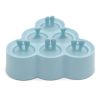 Ice Mold Ice Cube Maker Candy Bar Ice Pop Maker Ice Cream Kitchen Accessories Silicone Molds Popsicle Molds With Lid DIY Mould - Blue