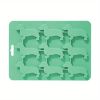 Ice Cube Silicone Tray Molds Trays Dog Mold Chocolate Dachshund Shaped Baking Candy Lid Jelly Mini Maker Fondant Puppy Release - Light Green