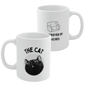 The Cat Destroyer Of Couches Coffee Tea Mug - One Size