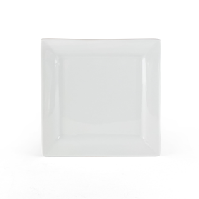 Better Homes & Gardens Square Porcelain Dinner Plates, White, Set of 6 - Better Homes & Gardens