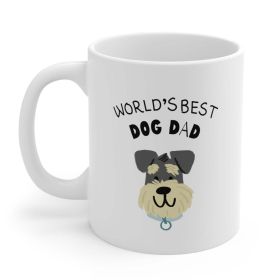 Best Dog Dad Novelty Mug - 11oz