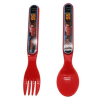 4pcs Cars Lightning McQueen Red Colored Kids Spoon and Fork Set - Disney