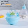 Whiskey Ice Ball Mold Freeze Ball Shaped Ice Cube Silicone Ice Tray Light Bulb Round Ball Home Made Ice Ball - Sky Blue