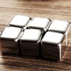 Stainless Steel Ice Cubes Reusable Chilling Stones For Whiskey Wine Keep Your Drink Cold Longer Chilling Party Bar Tool - United States - 1pc