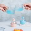 Whiskey Ice Ball Mold Freeze Ball Shaped Ice Cube Silicone Ice Tray Light Bulb Round Ball Home Made Ice Ball - Sky Blue