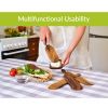 Walnut Wood Wooden Spoons for Cooking Kitchen Utensils Spatula Set Spurtle Supplies Set of 4 Pcs - Myfancycraft