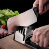 1pc Handheld Multifunctional 4 Kinds Of Quick Sharpening Tool Non-slip Base Kitchen Knife - 1 Piece