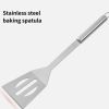 3 PCS Stainless Steel BBQ Grill Utensils Set - Silver