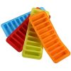 Finger Biscuit Ice Cube Mold 10 Consecutive Rectangular Chocolate Bars Cake Baking Ice Cube Tool - Red