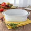 Better Homes & Gardens Porcelain Oval Bakeware Serve Dish, Oven to Table - Better Homes & Gardens