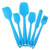 6pcs Silicone Kitchenware Set; Kitchen Supplies; Baking Supplies; Large Scraper; Spatula; Baking Tools; Cake Cream Spatula; Kitchen Tool Set - 6PCS Ma