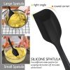 6pcs Silicone Kitchenware Set; Kitchen Supplies; Baking Supplies; Large Scraper; Spatula; Baking Tools; Cake Cream Spatula; Kitchen Tool Set - 6PCS Bl