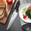 MOSFiATA Chef Knife 8 Inch Kitchen Cooking Knife, 5Cr15Mov High Carbon Stainless Steel Sharp Knife with Ergonomic Pakkawood Handle - MOSFiATA