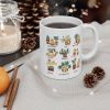 Puurfect Combo Cat and Plants Coffee Tea Mug - One Size