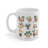 Puurfect Combo Cat and Plants Coffee Tea Mug - One Size